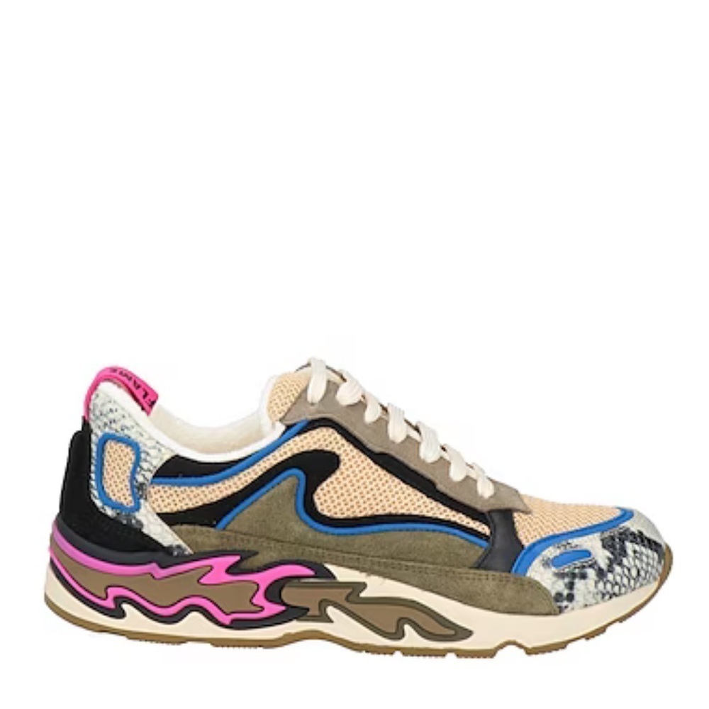 $295 New in Box Sandro Flame panelled sneakers Sz 36